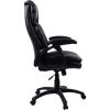 Lorell Black Base High-back Leather Chair5