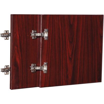 Lorell Essentials Mahogany Wall Hutch Door Kit1