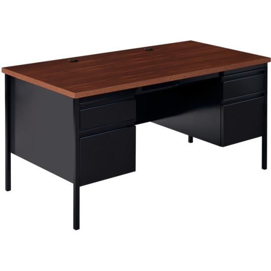 Lorell Fortress Series Double-Pedestal Desk1