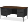 Lorell Fortress Series Double-Pedestal Desk3