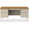 Lorell Fortress Series Double-Pedestal Desk2