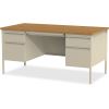 Lorell Fortress Series Double-Pedestal Desk3