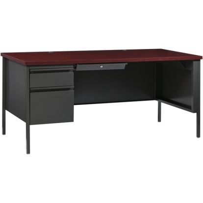 Lorell Fortress Series Left-Pedestal Desk1