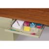 Lorell Fortress Series Left-Pedestal Desk5