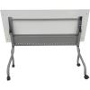 Lorell White Laminate Flip Top Training Table3