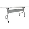 Lorell White Laminate Flip Top Training Table1