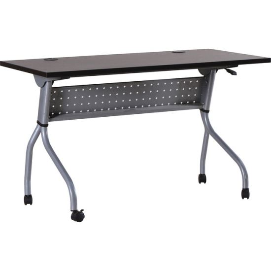 Lorell Espresso/Silver Training Table1