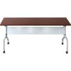 Lorell Mahogany Flip Top Training Table4