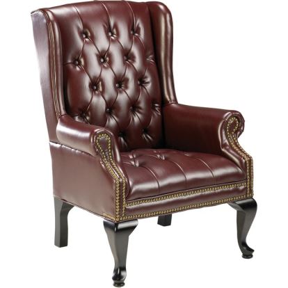 Lorell 777 QA Queen Anne Wing-Back Reception Chair1