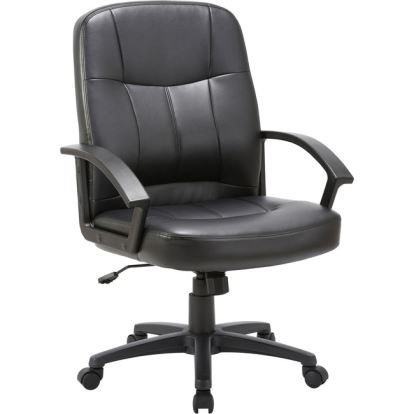 Lorell Chadwick Managerial Leather Mid-Back Chair1