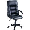 Lorell Tufted Leather Executive High-Back Chair1