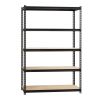 Lorell 2,300 lb Capacity Riveted Steel Shelving1