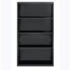 Lorell Fortress Series Charcoal Bookcase2
