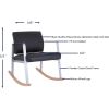 Lorell Healthcare Seating Rocking Guest Chair7