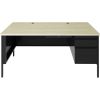 Lorell Fortress Series 66" Right Pedestal Desk2