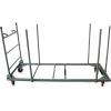 Lorell Blow Mold Rectangular Table Trolley Cart2