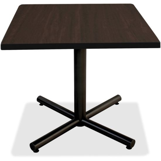 Lorell Hospitality Espresso Laminate Square Tabletop1