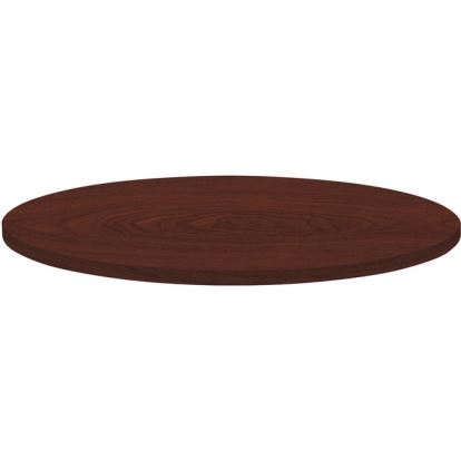 Lorell Round Invent Tabletop - Mahogany1