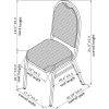 Lorell Round-Back Stack Chair2