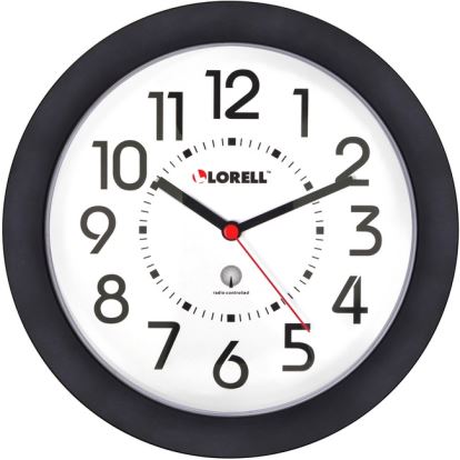 Lorell 9" Radio Controlled Profile Wall Clock1