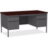 Lorell Fortress Series Double-Pedestal Desk1