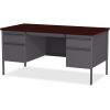 Lorell Fortress Series Double-Pedestal Desk3