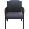 Lorell Gray Flannel Fabric Guest Chair2