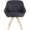 Lorell Natural Wood Legs Modern Guest Chair3