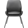 Lorell Bonded Leather U-Shaped Seat Guest Chair2