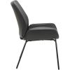 Lorell Bonded Leather U-Shaped Seat Guest Chair4