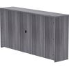 Lorell Weathered Charcoal Laminate Desking Hutch3