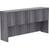 Lorell Weathered Charcoal Laminate Desking Hutch5