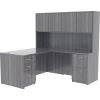 Lorell Weathered Charcoal Laminate Desking Hutch8