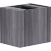 Lorell Weathered Charcoal Laminate Desking Pedestal4