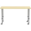 Lorell Height-adjustable 60" Rectangular Table4