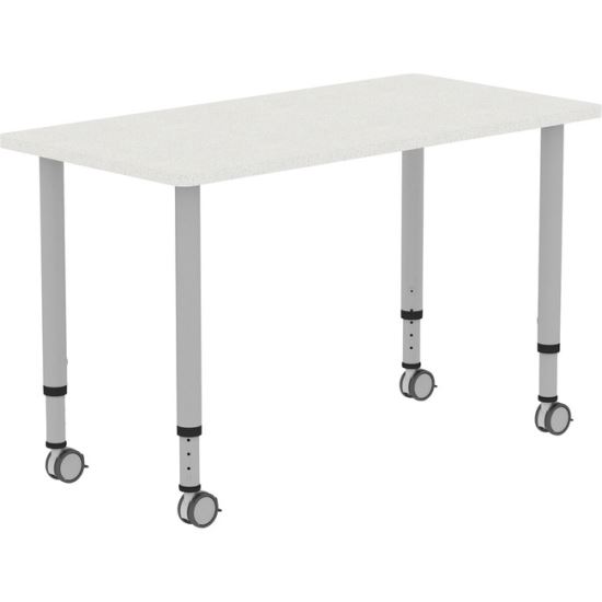 Lorell Height-adjustable 48" Rectangular Table1