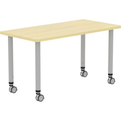 Lorell Height-adjustable 48" Rectangular Table1