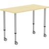 Lorell Height-adjustable 48" Rectangular Table2