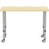 Lorell Height-adjustable 48" Rectangular Table4