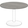 Lorell Weathered Charcoal Round Conference Table1