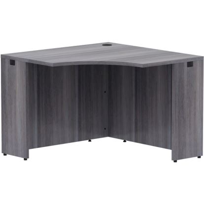 Lorell Weathered Charcoal Laminate Desking1