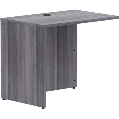 Lorell Weathered Charcoal Laminate Desking1