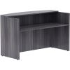 Lorell Weathered Charcoal Laminate Desking1