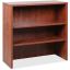 Lorell Essentials Cherry Laminate Stack-on Bookshelf1
