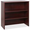 Lorell Essentials Mahogany Laminate Stack-on Bookshelf1