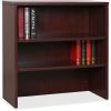 Lorell Essentials Mahogany Laminate Stack-on Bookshelf3