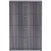 Lorell Weathered Charcoal 4-drawer Lateral File2