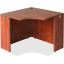 Lorell Essentials Series Cherry Laminate Corner Desk1
