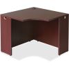 Lorell Essentials Series Mahogany Corner Desk1