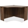 Lorell Essentials Series Walnut Laminate Corner Desk2